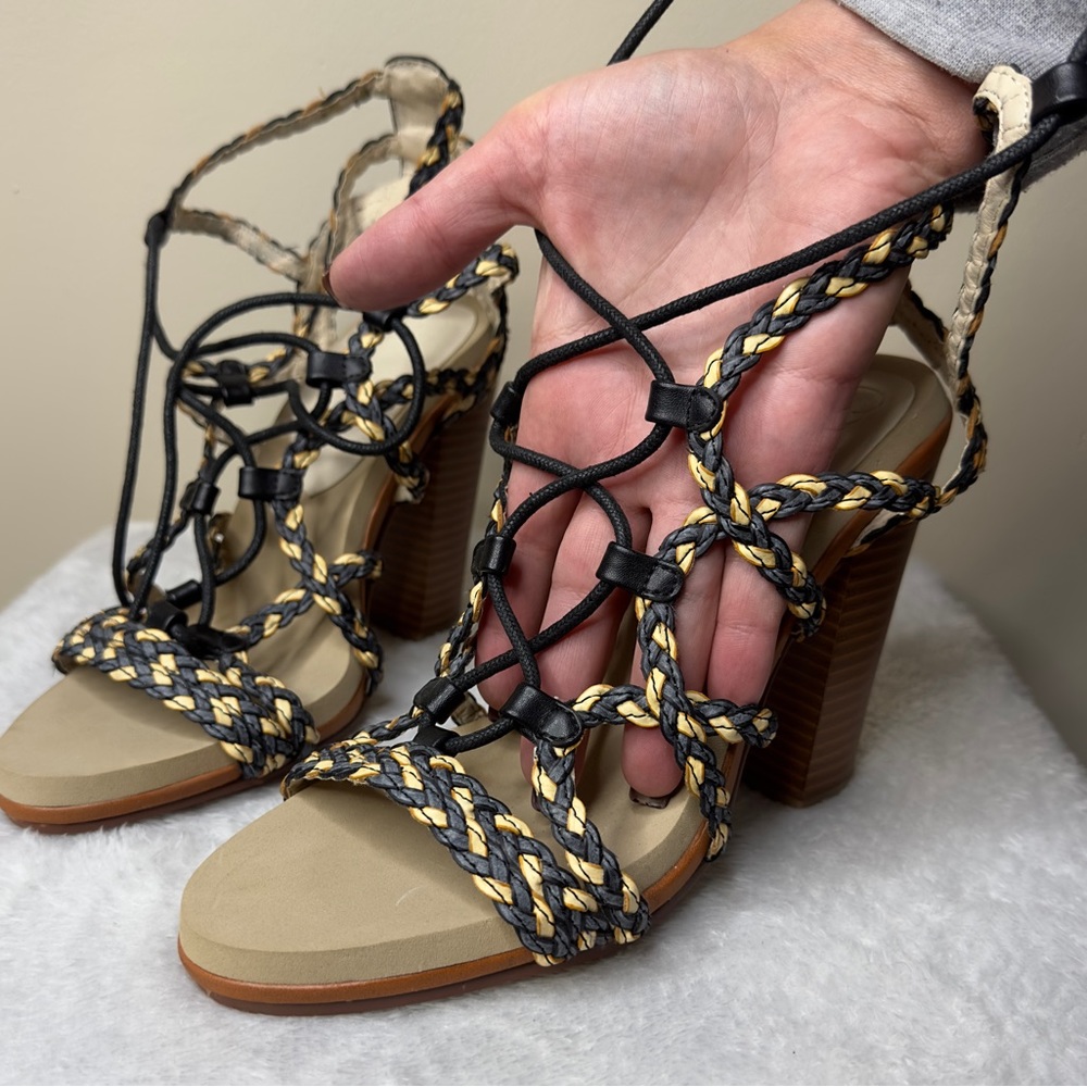 Groove Block Heels